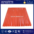 Best Construction Material Color Coated Zinc Corrugated Steel Roofing Sheets